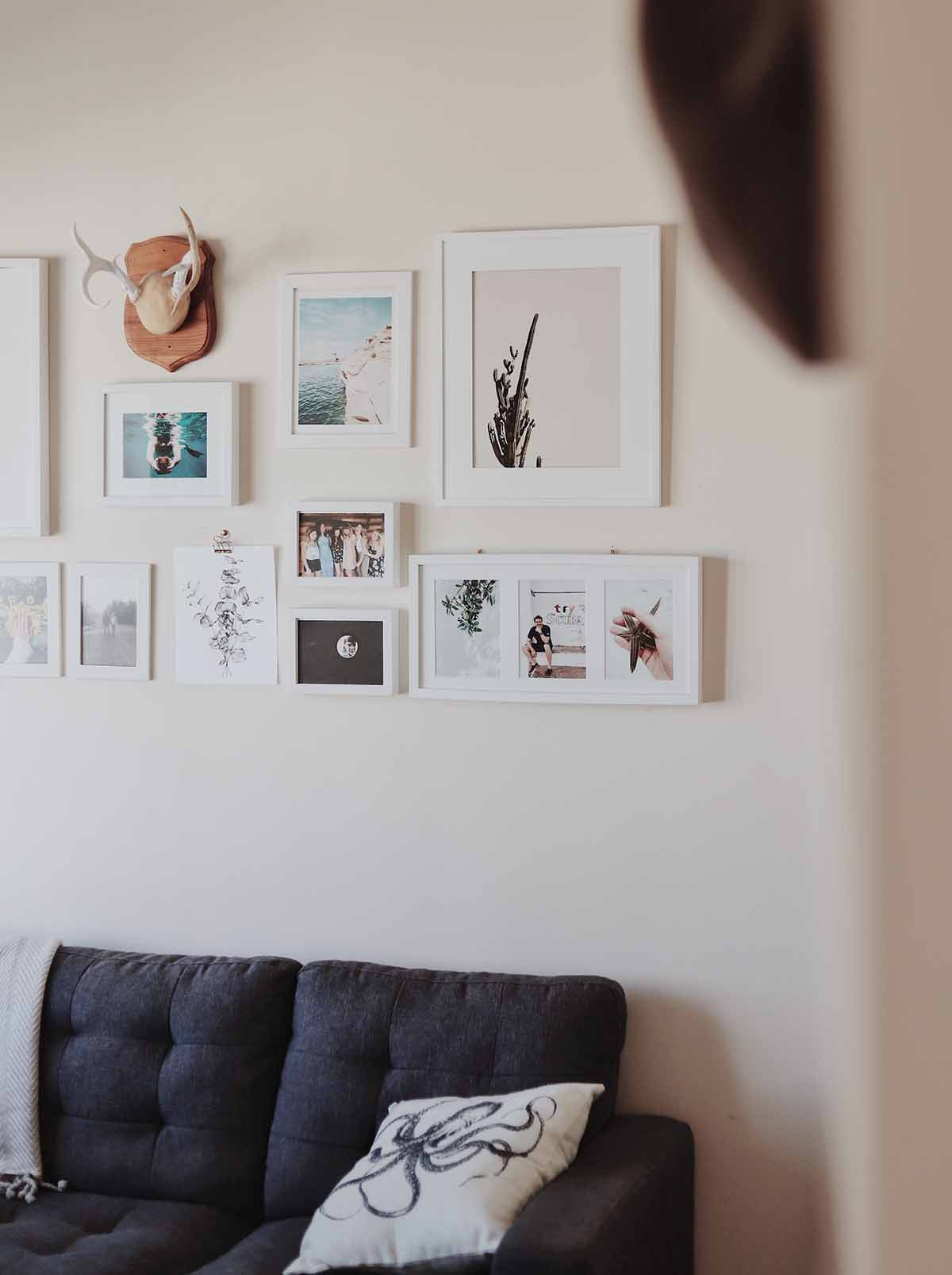 Gallery wall for framers and DIY